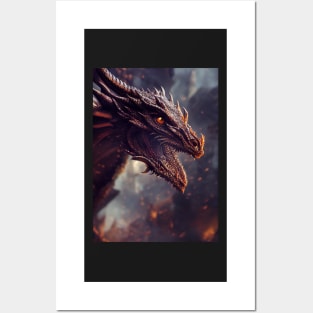 A Dragon in Embers Posters and Art